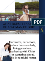What Does It Take To Be A Woman of God