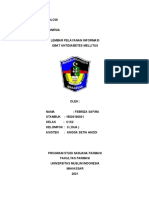 Lembar Kerja Pio Antidiabetes Mellitus Febriza Safira 15020190021 KLP Ii