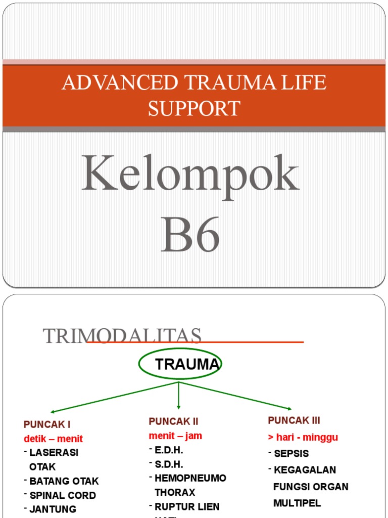 Panduan ATLS untuk Penanganan Trauma | PDF