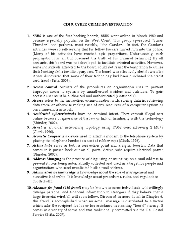 Cdi 9 Cyber Crime Investigation New | PDF | Denial Of Service Attack ...