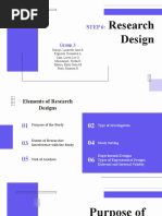 Research Design: Step 6