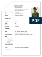 Curriculum Vitae: Personal Data