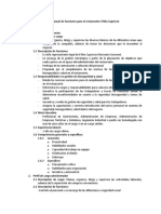 Manual de Funciones para El Restaurante Il Mio Capriccio