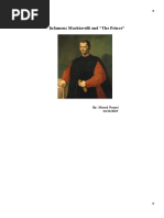 Infamous Machiavelli and The Prince