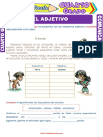 Clases de Adjetivos para Cuarto Grado de Primaria