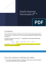 Diseño Factorial Fraccionado 2 (K - 2) y 2 (K - P)