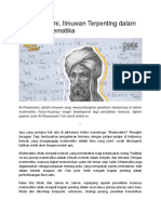 Sejarah Matematika Al-Khawarizmi Dan Socrates