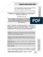 Comentarios a La Ley 31188 - Ley Negociación Colectiva en El Sector Estatal - Autor José María Pacori Cari