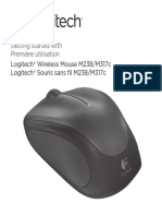 Getting Started With Première Utilisation Logitech® Wireless Mouse M238/M317c Logitech® Souris Sans Fil M238/M317c