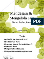 Mendesain & Mengelola Jasa