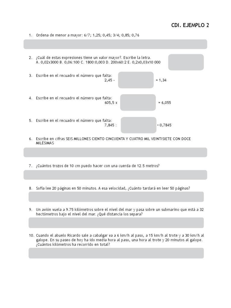 Ejercicios de Porcentaje para Primaria | PDF | Euro | Agitación