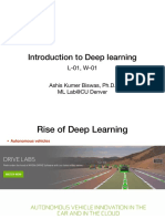 Introduction To Deep Learning: Ashis Kumer Biswas, Ph.D. ML Lab@CU Denver