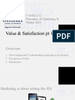 Value and Satisfaction Part 1 Posted
