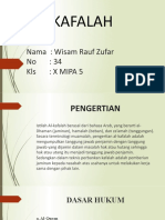 Presentasi Kafalah Wisam Rauf Zufar (34) X MIPA 5