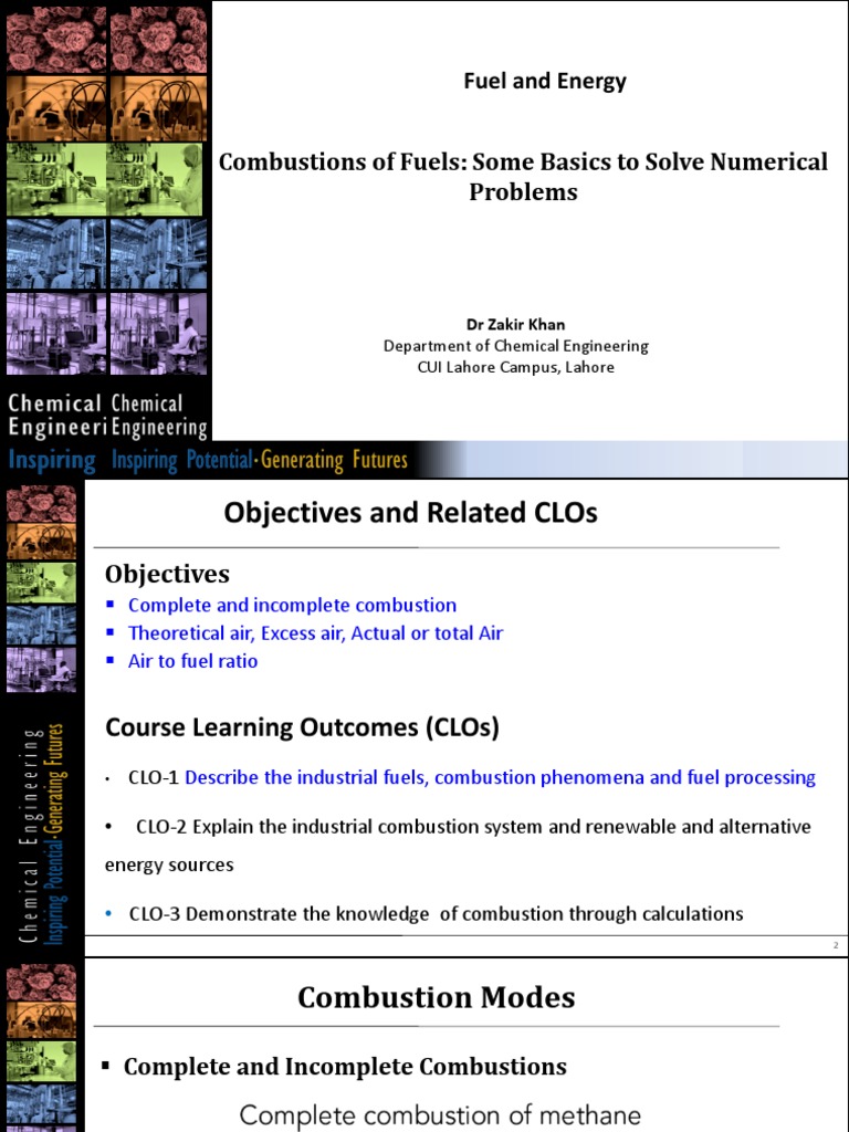 Lecture 6Basics For Fuel Combustion Download Free PDF Combustion