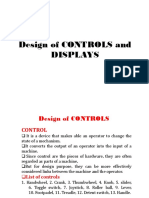 Design of Controls and Display