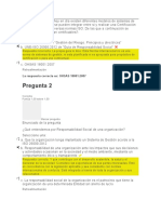 Pregunta 2: La Respuesta Correcta Es: OHSAS 18001:2007