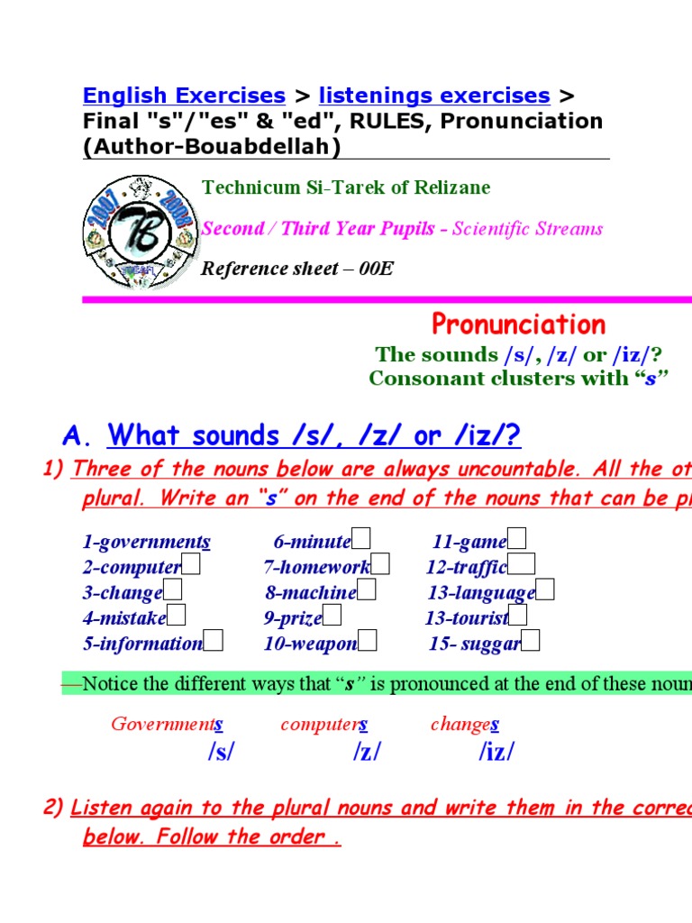 english exercises pdf philology language arts discipline