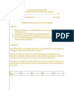 Electrónica Digital Detector de Secuencia