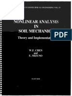 Nonlinear Analysis in Soil Mechanics