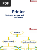 Printer: Its Types, Working and Usefulness