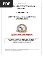 Digital Electronics Lab EE-224-F