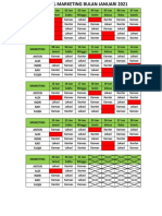 Jadwal Marketing