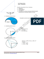 Soal Ulangan Harian Materi Lingkaran