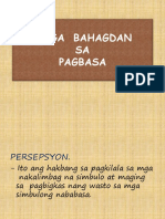 Mga Bahagdan Sa Pagbasa