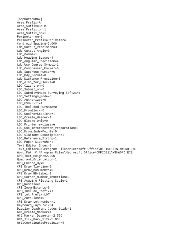 NMax Surveying Software Configuration | PDF | Computer Architecture ...