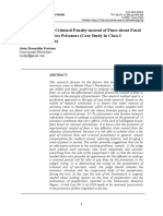 Implementation of Criminal Penalty Instead of Fines About Penal Purpose For Narcotics Prisoners (Case Study in Class I Penitentiary Medan)