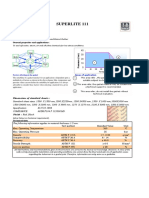 Superlite 111: Technical Data Sheet Material Composition