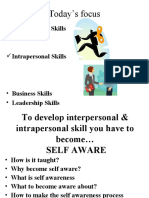 Today's Focus: Interpersonal Skills