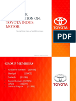 Toyota Indus Presentation Final Project