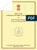 CAG Report No.2 of 2017 - Union Territory Finances Government of Puducherry
