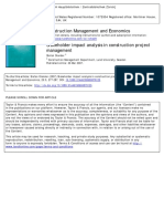 2007 Stakeholder Impact Analysis in Construction Project Management