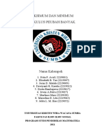 Minimum - Dan - Maksimum Peubah Banyak