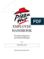 Employee Handbook: For Hourly Employees and Salaried Managers