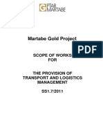 Scope of Work SS1.7-2011 - ITT Issue 