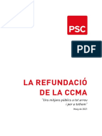 La Proposta Del PSC Per Refundar La CCMA