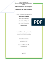 Obstacle Detector and Navigation Assistant ID For Secured Mobility