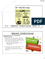 AP Psychology: 6.2 - Operant Conditioning (Part I)
