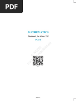 Mathematics: Textbook For Class XII