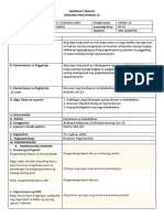 Lesson Plan in Aral. Pan. 9.