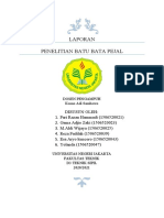 Laporan Pengamatan - Pembakaran Batu Bata - Kelompok 5