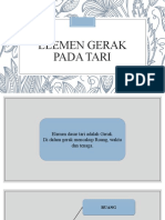 Materi 1. ELEMEN GERAK PADA TARI