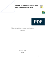 Pilhas Eletroquímicas e Reações de Oxi-Redução