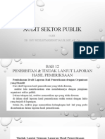 Bab 12 Penerbitan & Tindak Lanjut Laporan Hasil Pemeriksaan