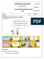 Segunda Apostila - 7.º Ano - Língua Portuguesa