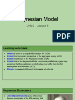 unit 9 - lesson 5 - keynesian model